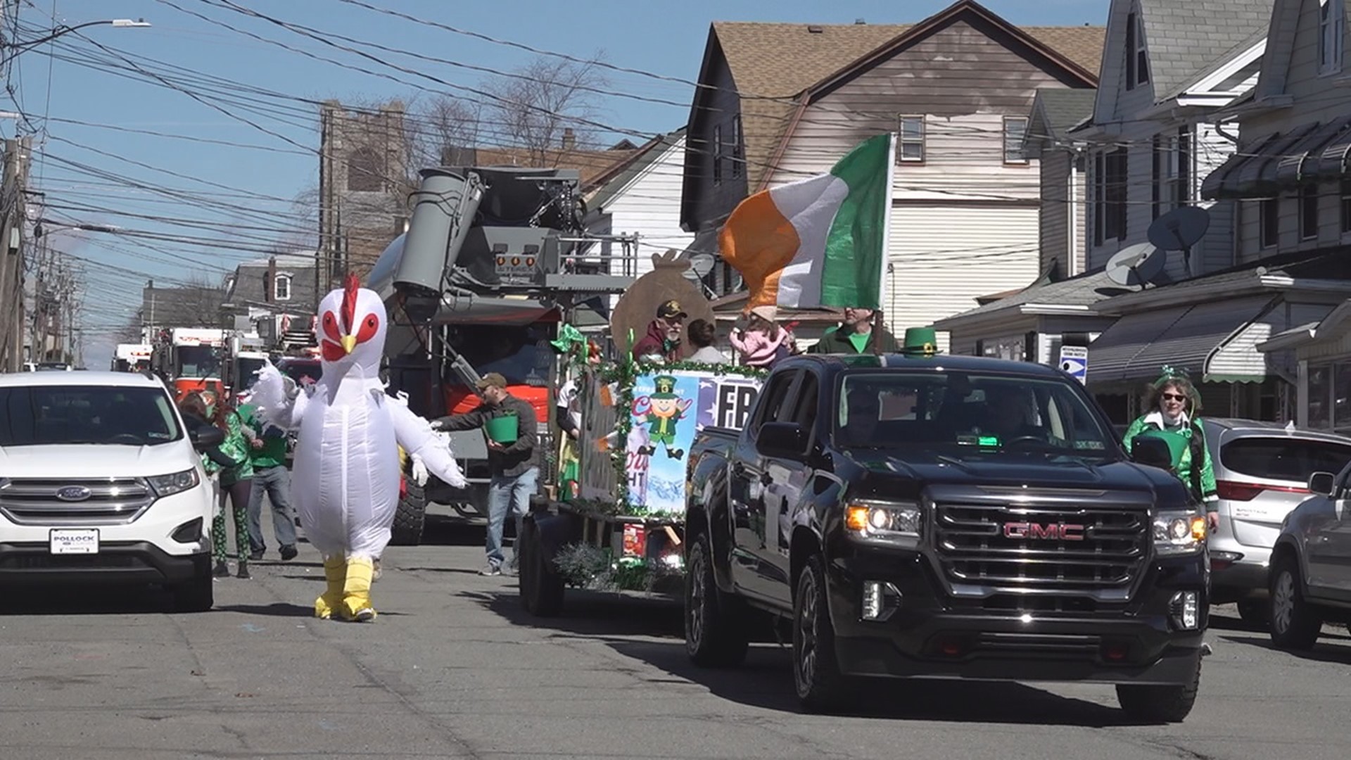 The Freeland Sons of Erin St. Patrick's Day Parade held in Luzerne County