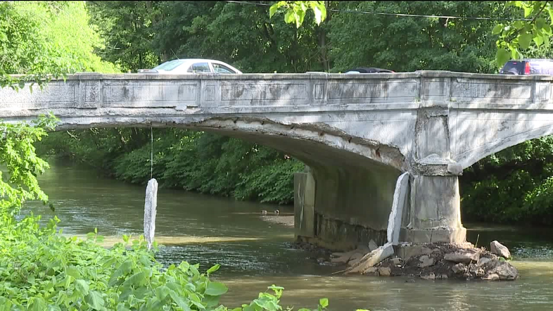 Crumbling Bridge in Schuylkill Haven Causing Concern