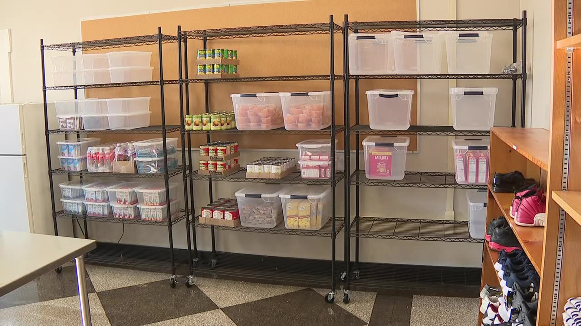 A school district in Northumberland County is helping families make healthy food choices with its new food pantry.