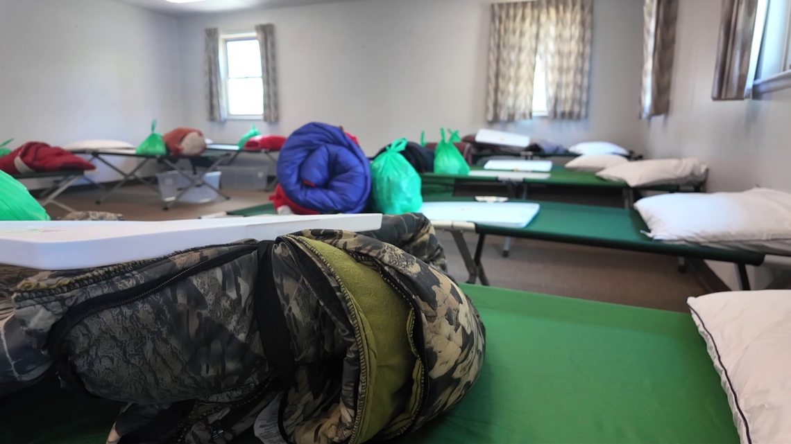 Area non-profits set up shelter for Danville Suites residents as official eviction began Tuesday