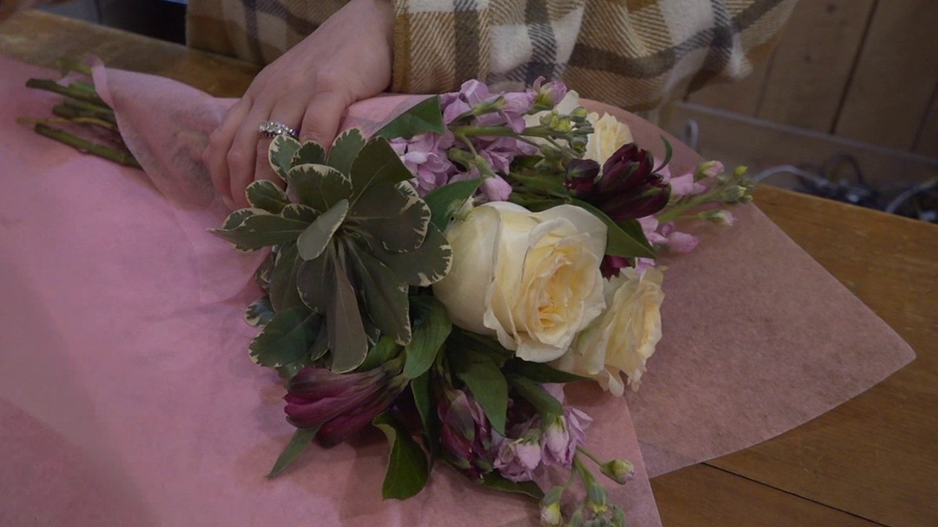 Valentine's Day is only two weeks away, but before the fancy dinner dates, a flower shop in Wyoming County is helping people celebrate their friends.