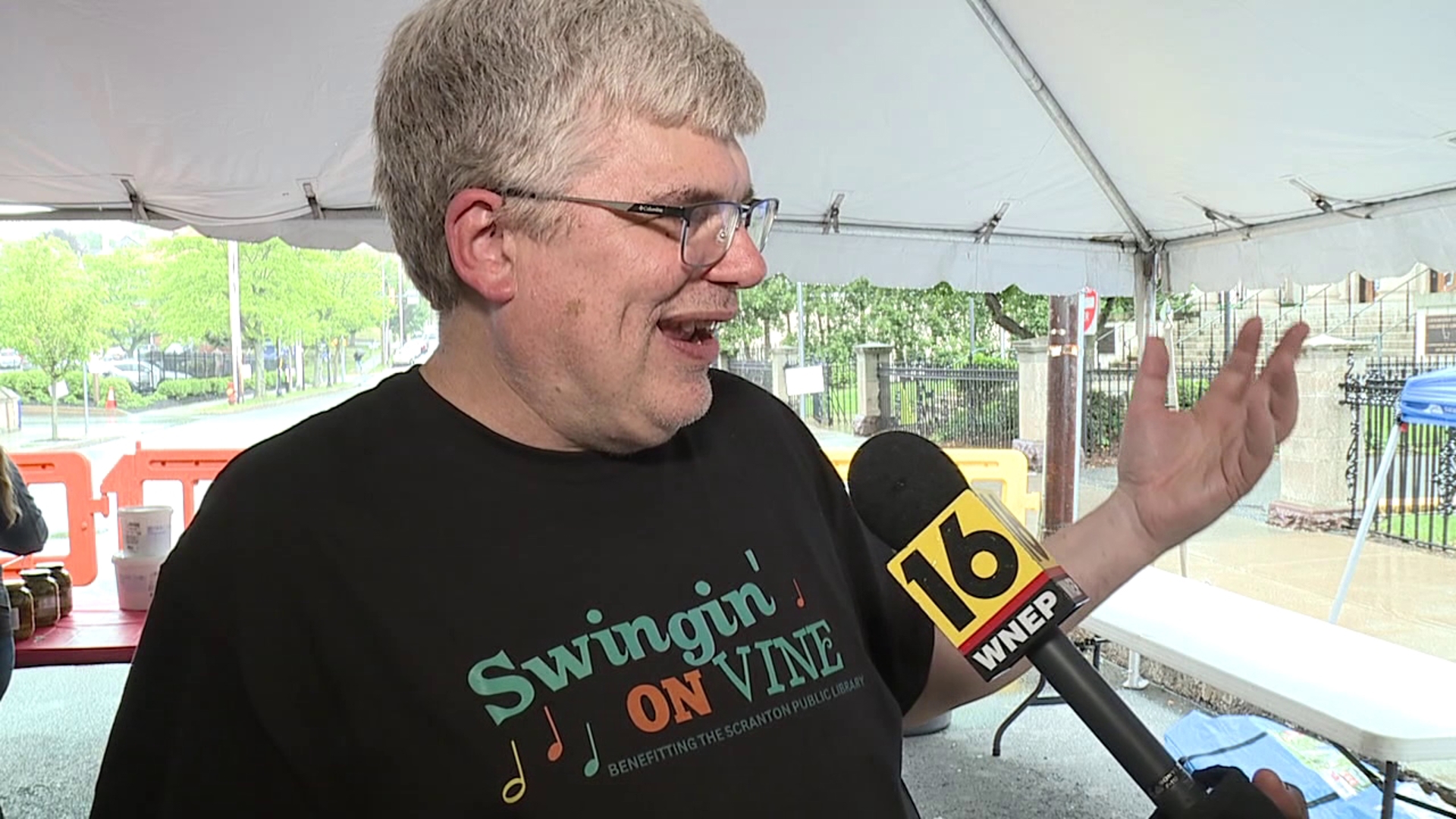 The annual block party for the Scranton Public Library system kicked off earlier this evening. 