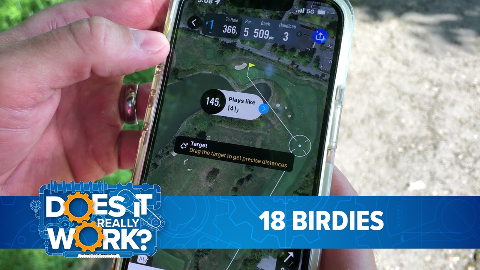 The maker claims that this app will help improve your golf game.