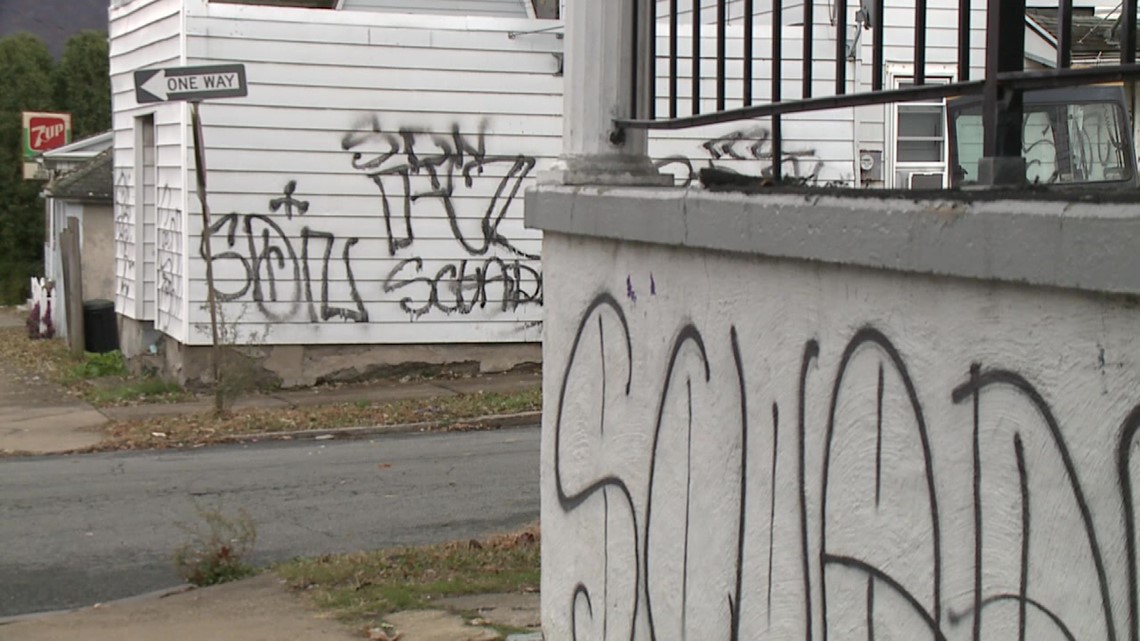 Vandals tag homes in WilkesBarre with graffiti