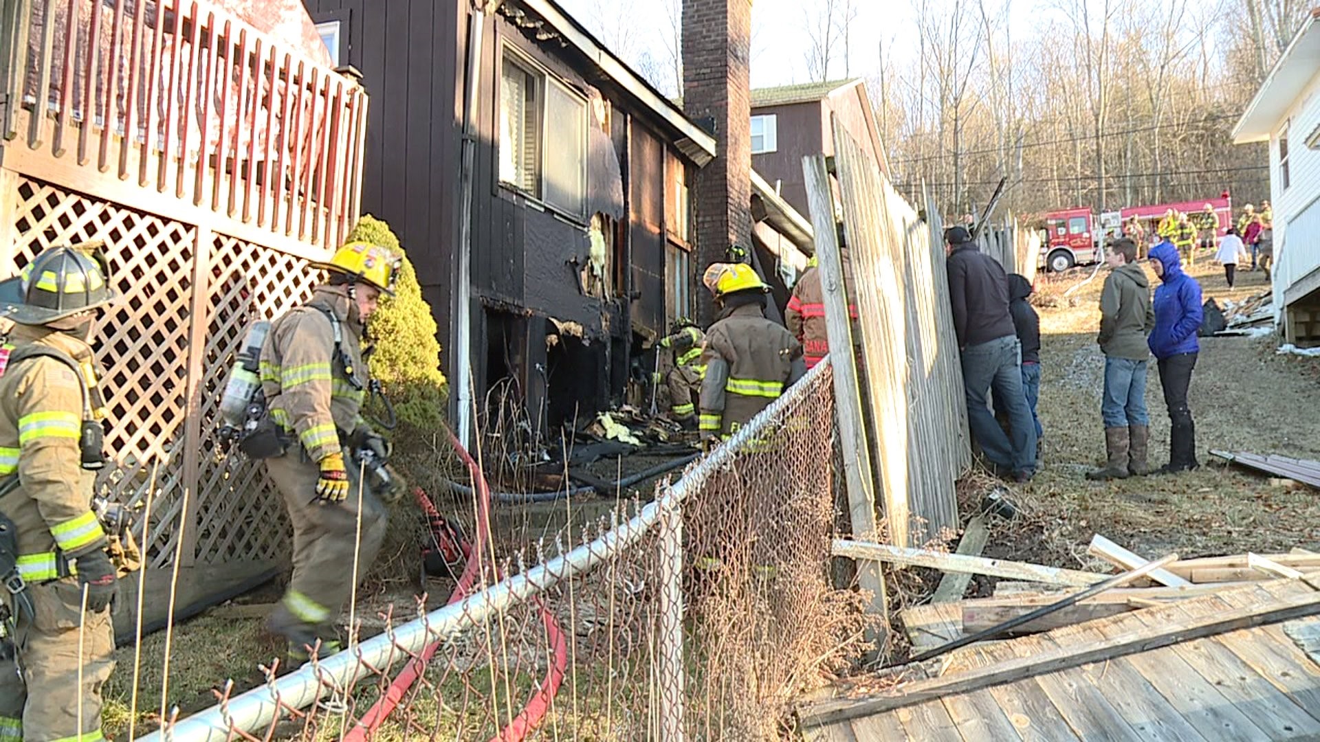 Man taken to hospital after inhaling smoke in house fire | wnep.com