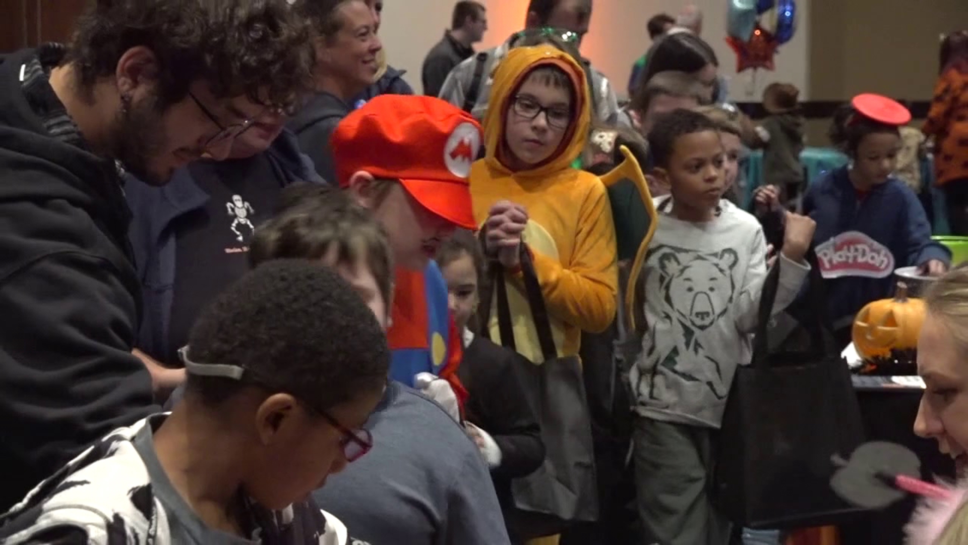 More than 1,100 adults and children with special needs got to trick or treat a little early Tuesday in Luzerne County.