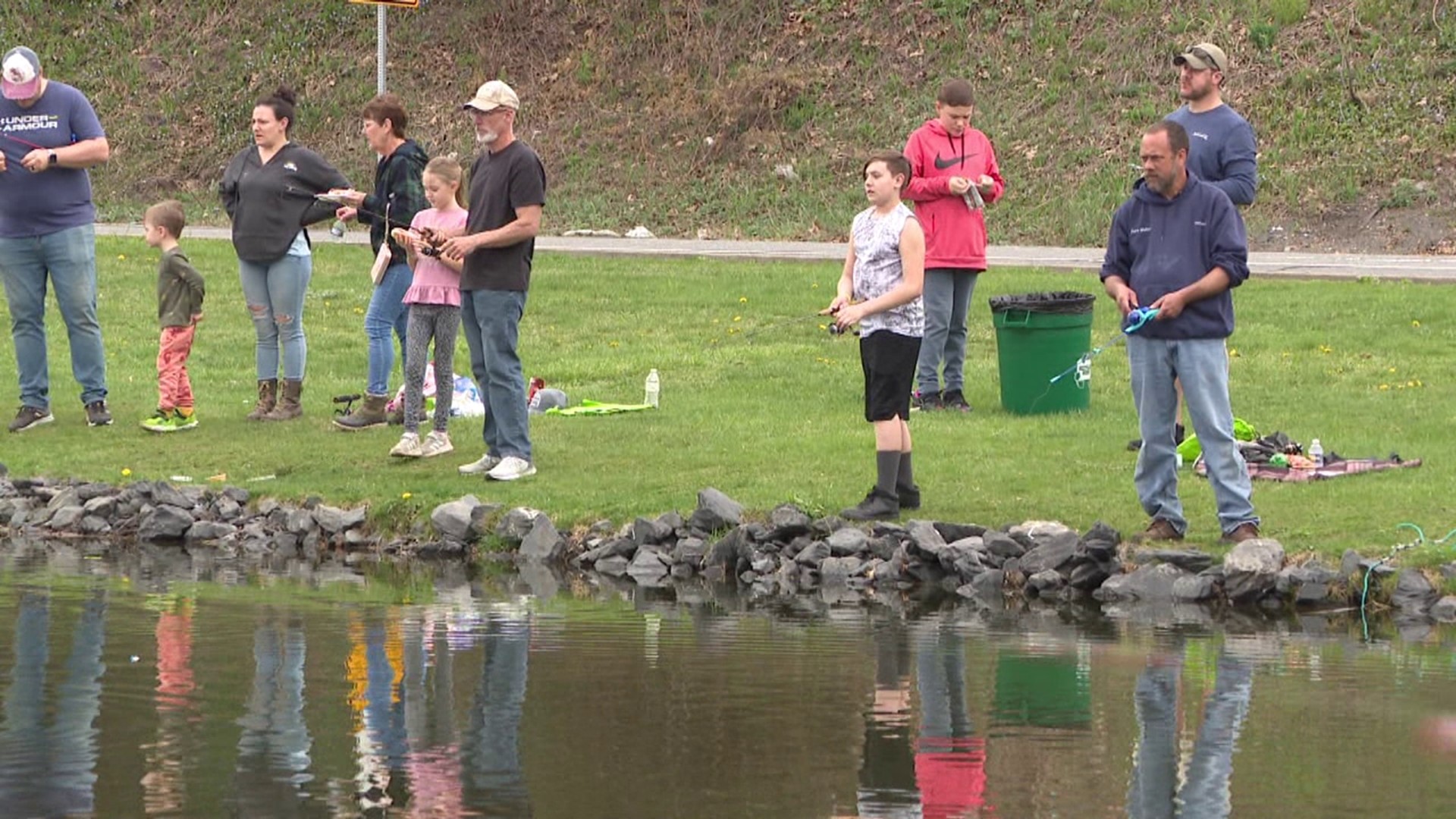 Kids from all over took place in the Pocono Township Kids Fishing Derby at TLC Park Saturday.