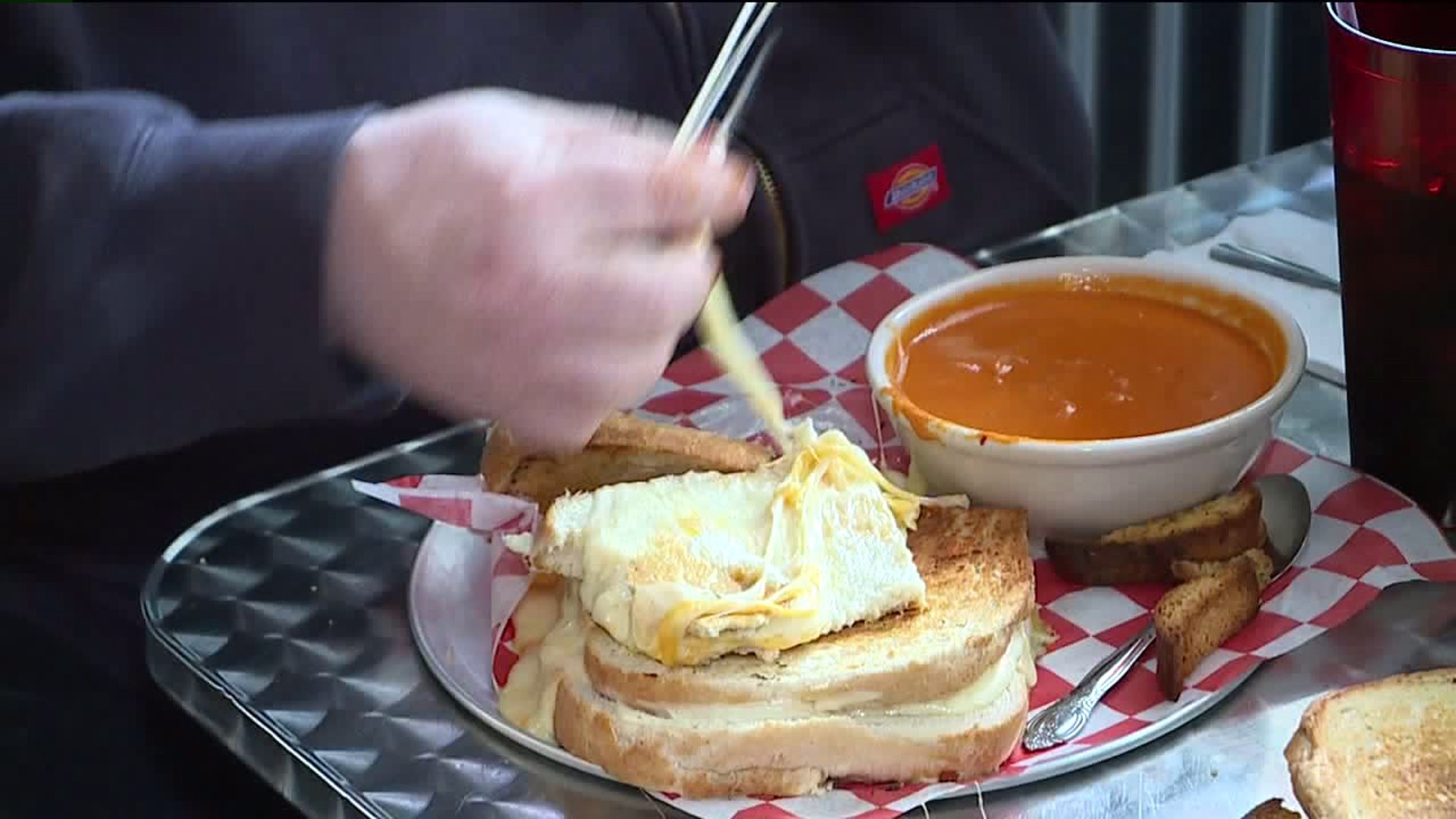 National Grilled Cheese Day at Wheel Restaurant in Pottsville