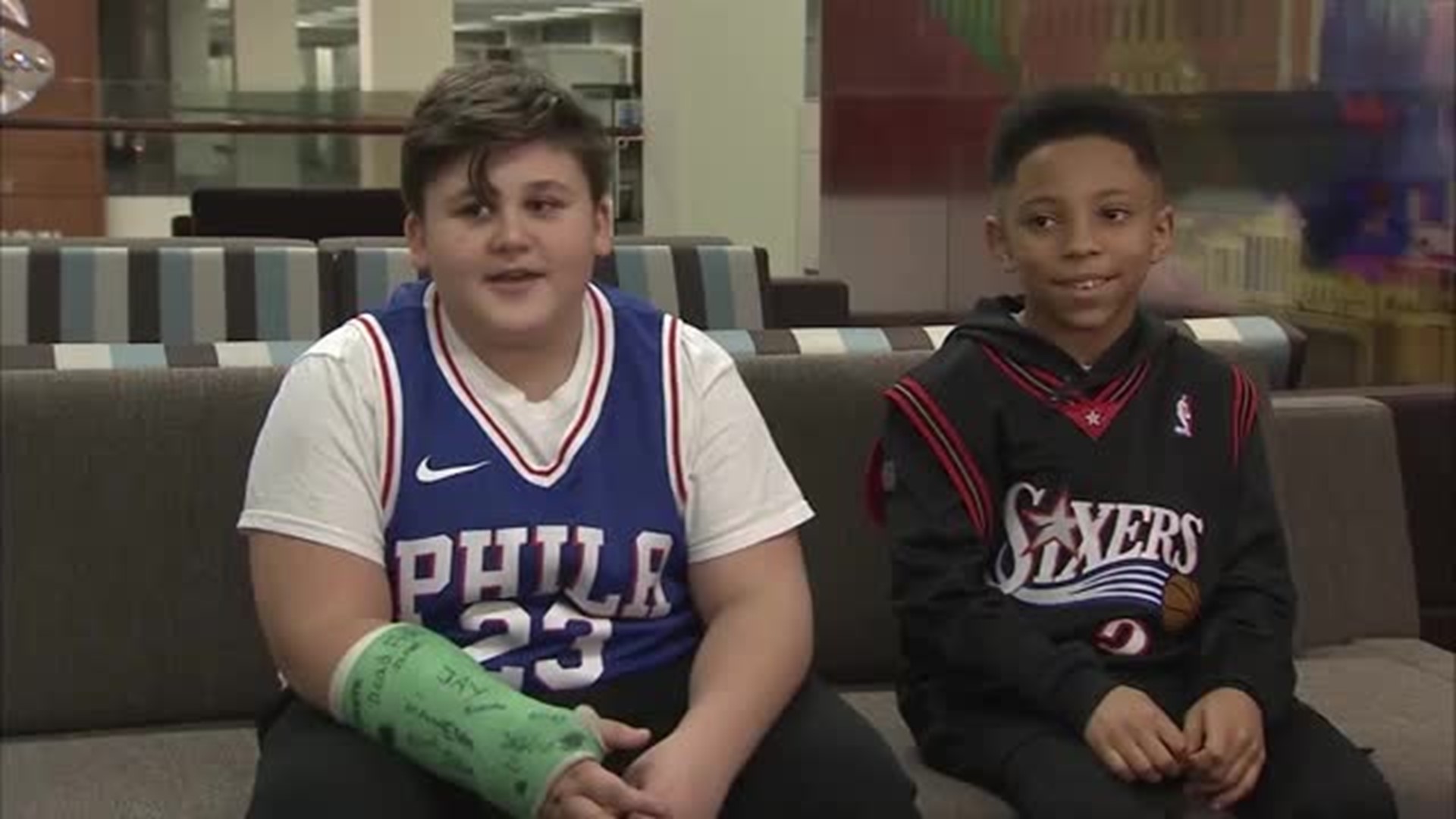 Meet the Boys Whose "Dance-Off For the Ages" at a Sixers Game Has Gone Viral