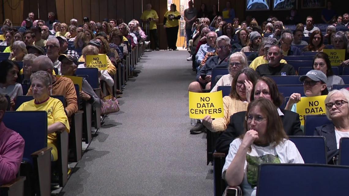 Hearing for proposed Archbald data center gets heated as hundreds express environmental, economic concerns