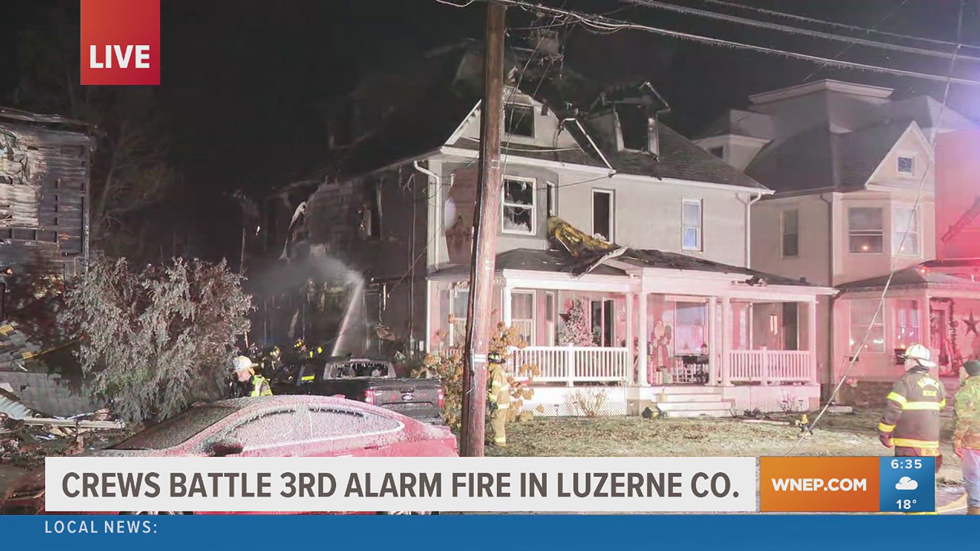 Fire in Nescopeck forces 5 from homes | wnep.com