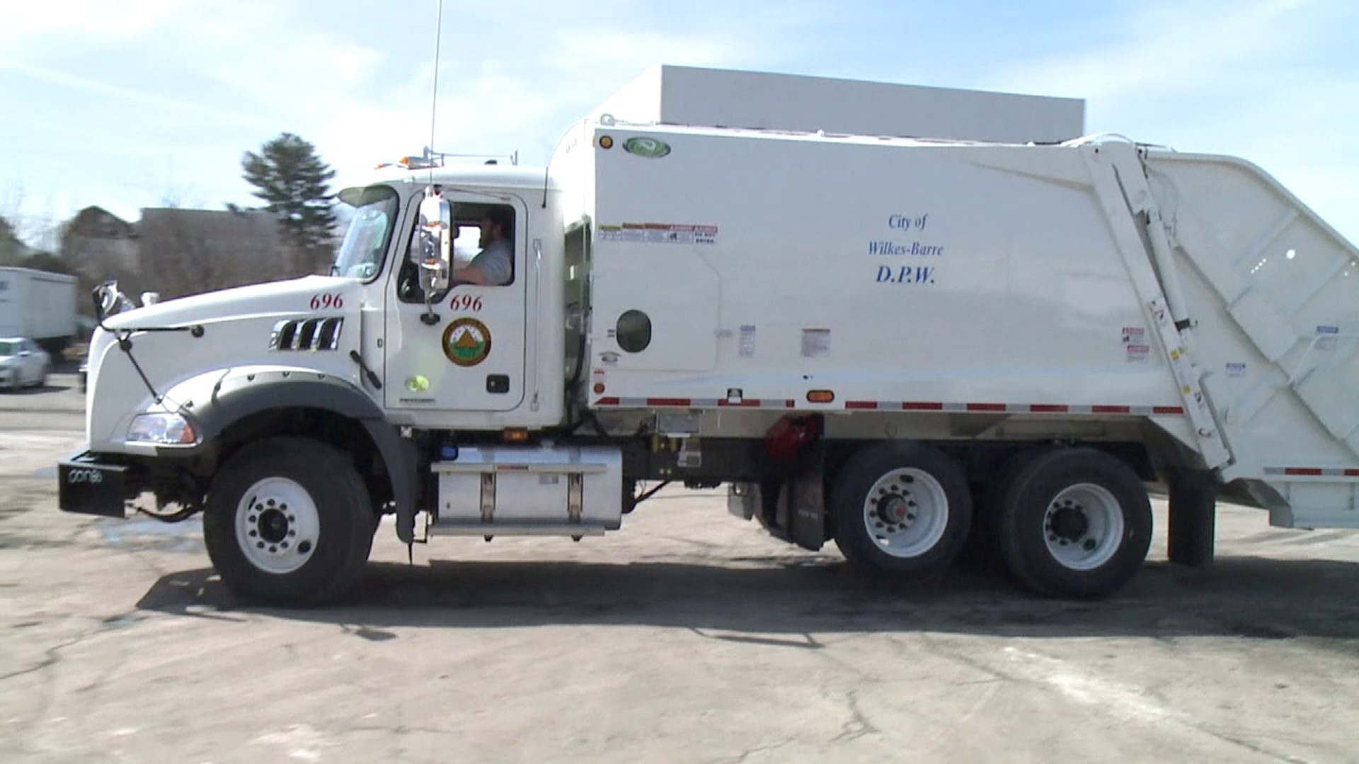 The city of Wilkes-Barre's Department of Public Works welcomed four new vehicles Tuesday.