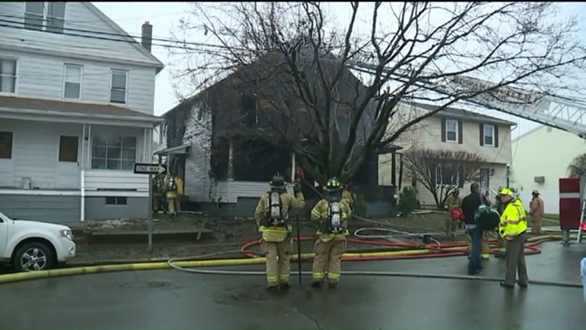 Fire Damages Double-block Home in Kingston