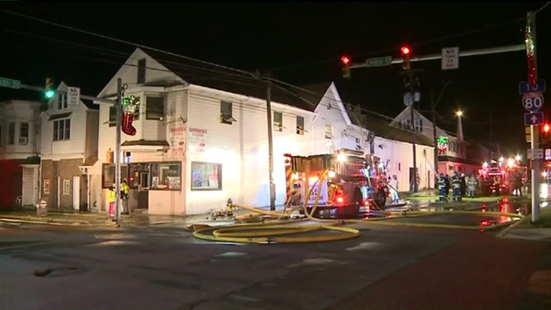 Fire Closes Pizza Shop in Freeland