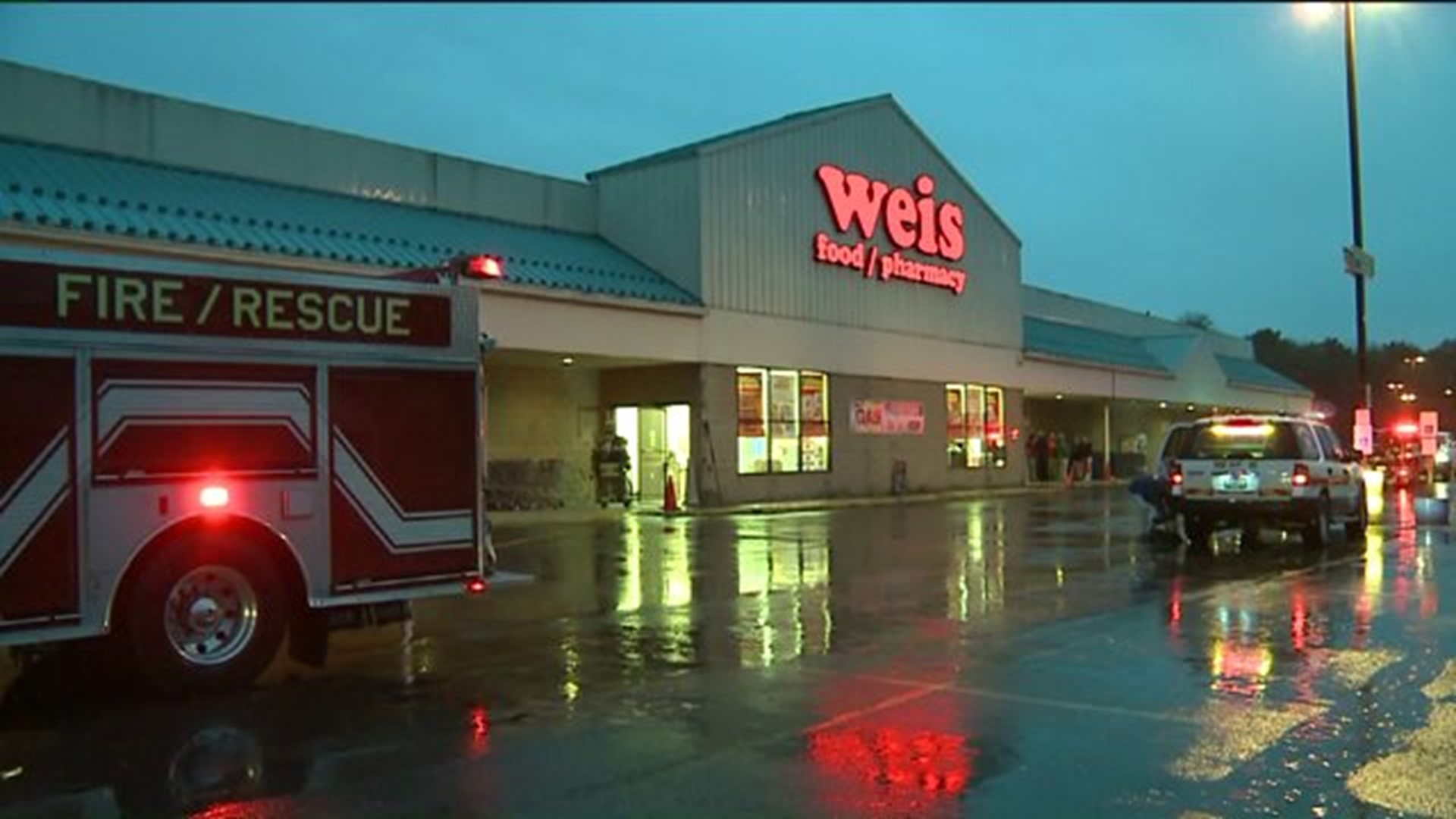 Fire Damages Luzerne County Store