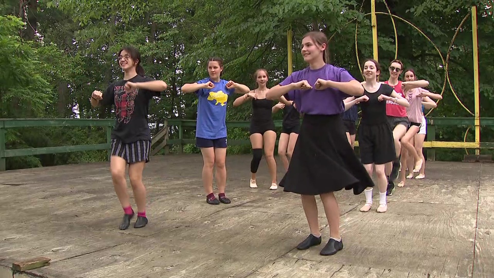 This year, more than 70 kids are learning traditional folk dancing, art, and songs.