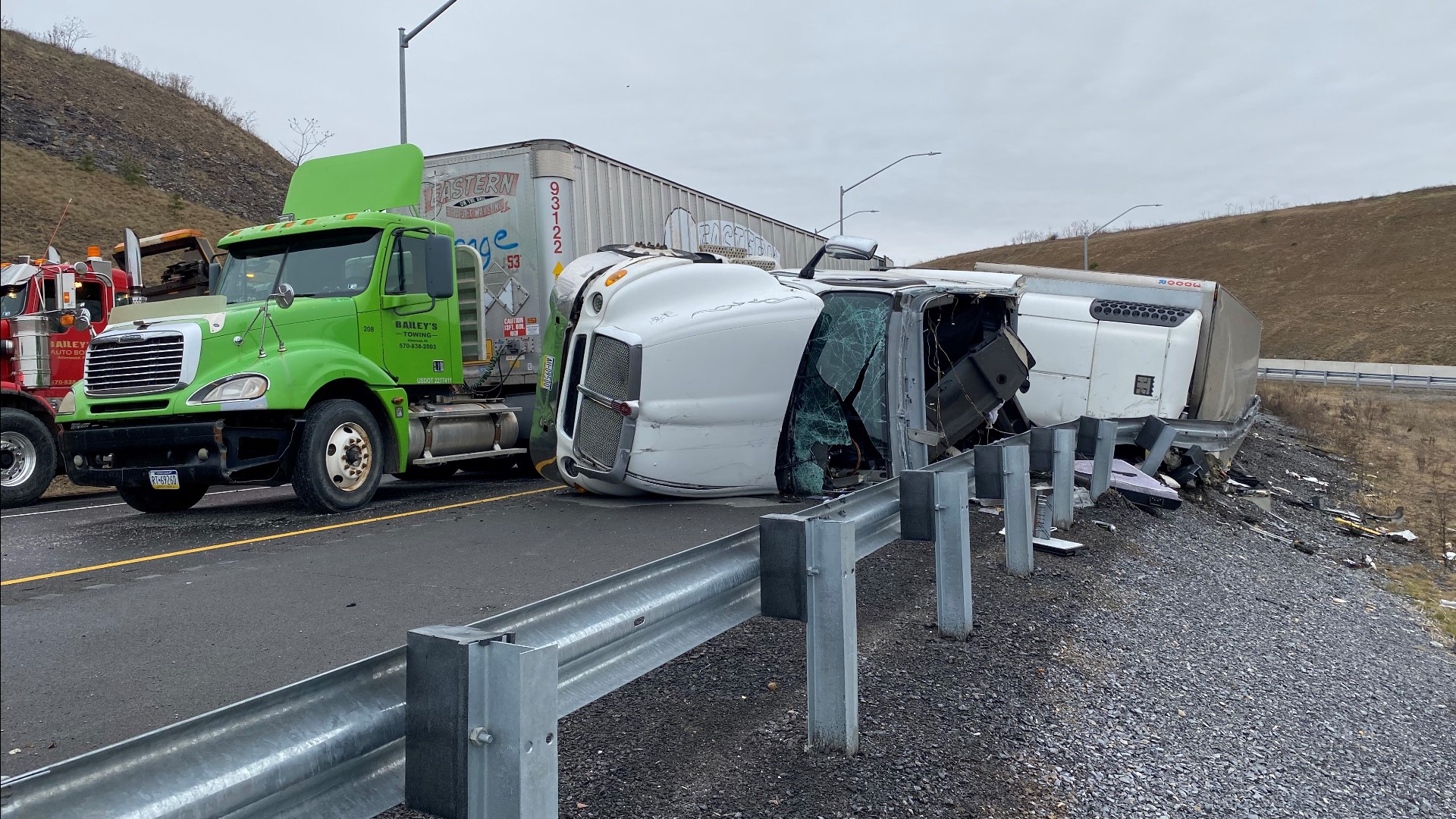 Truck crash in Union County