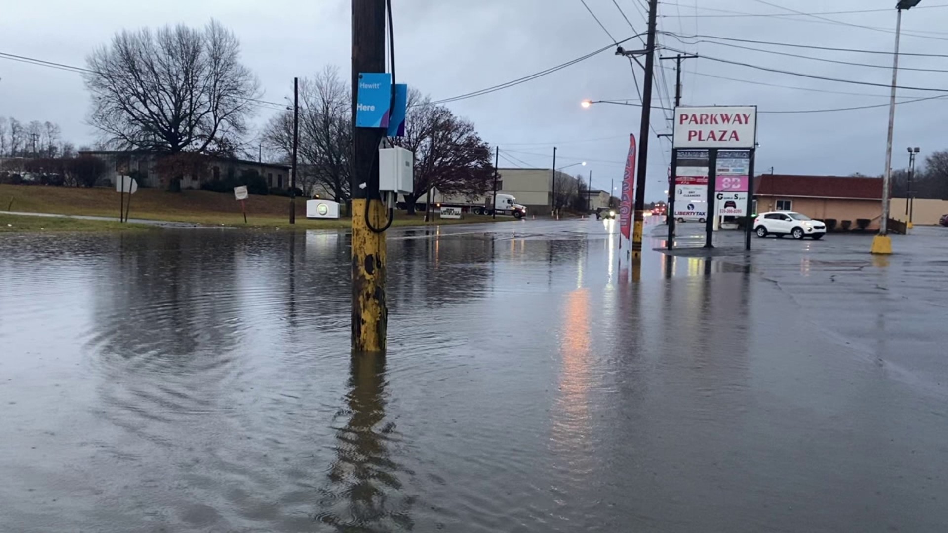 Heavy rain is continuing to fall, impacting your morning commute. Newswatch 16's Claire Alfree is along the Sans Souci Parkway in Hanover Township with the latest.