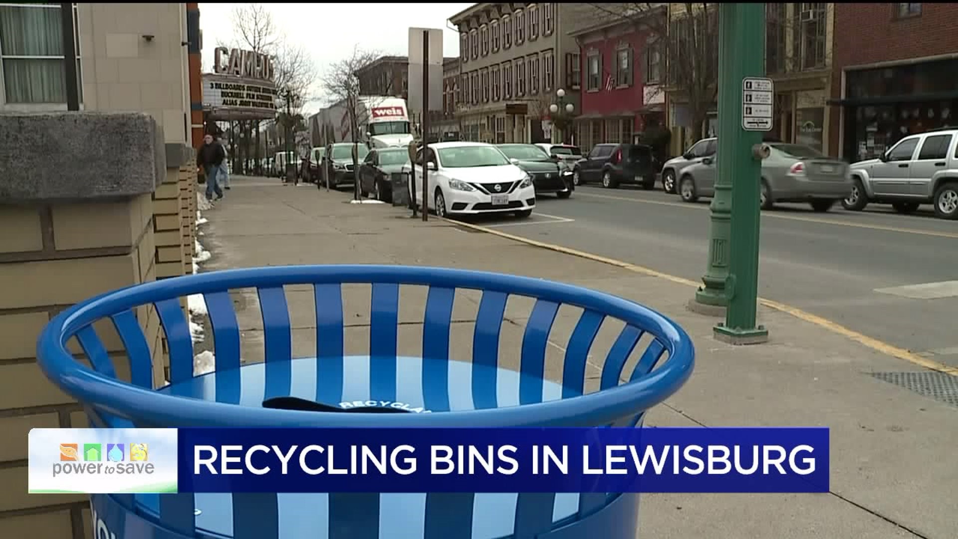 Power to Save: Recycling Bins in Lewisburg