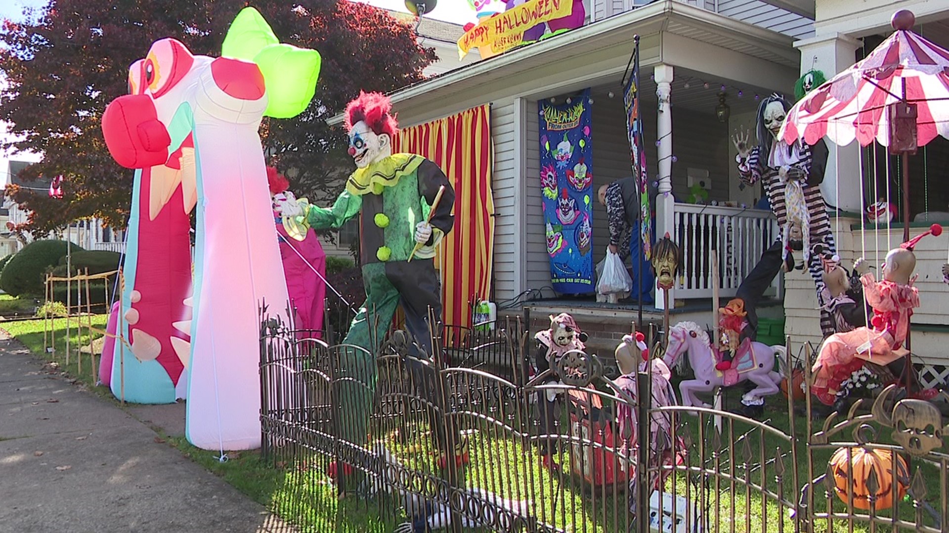One neighborhood in Luzerne County is expecting thousands of guests this Halloween night, not only for candy but for a bit of nostalgia too.