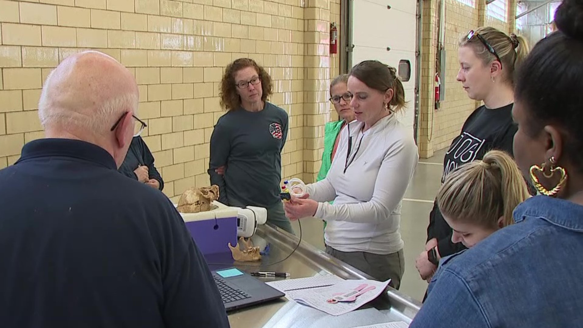 Coroners from all over Pennsylvania came to the Bloomsburg Fairgrounds for a mass-fatality training exercise.