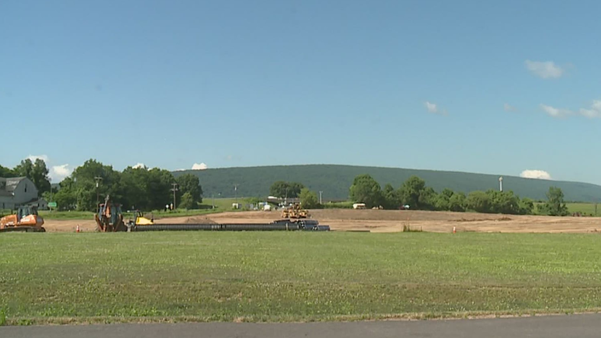Land has been cleared off Route 220 for the future Geisinger Medical Center Muncy.