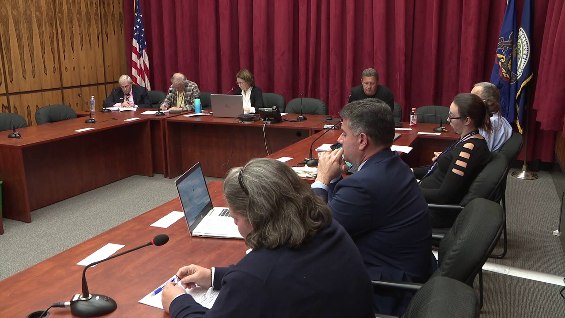 With the upcoming presidential election less than a month away, the Luzerne County's Election Board voted to keep the boxes at Wednesday night's meeting.