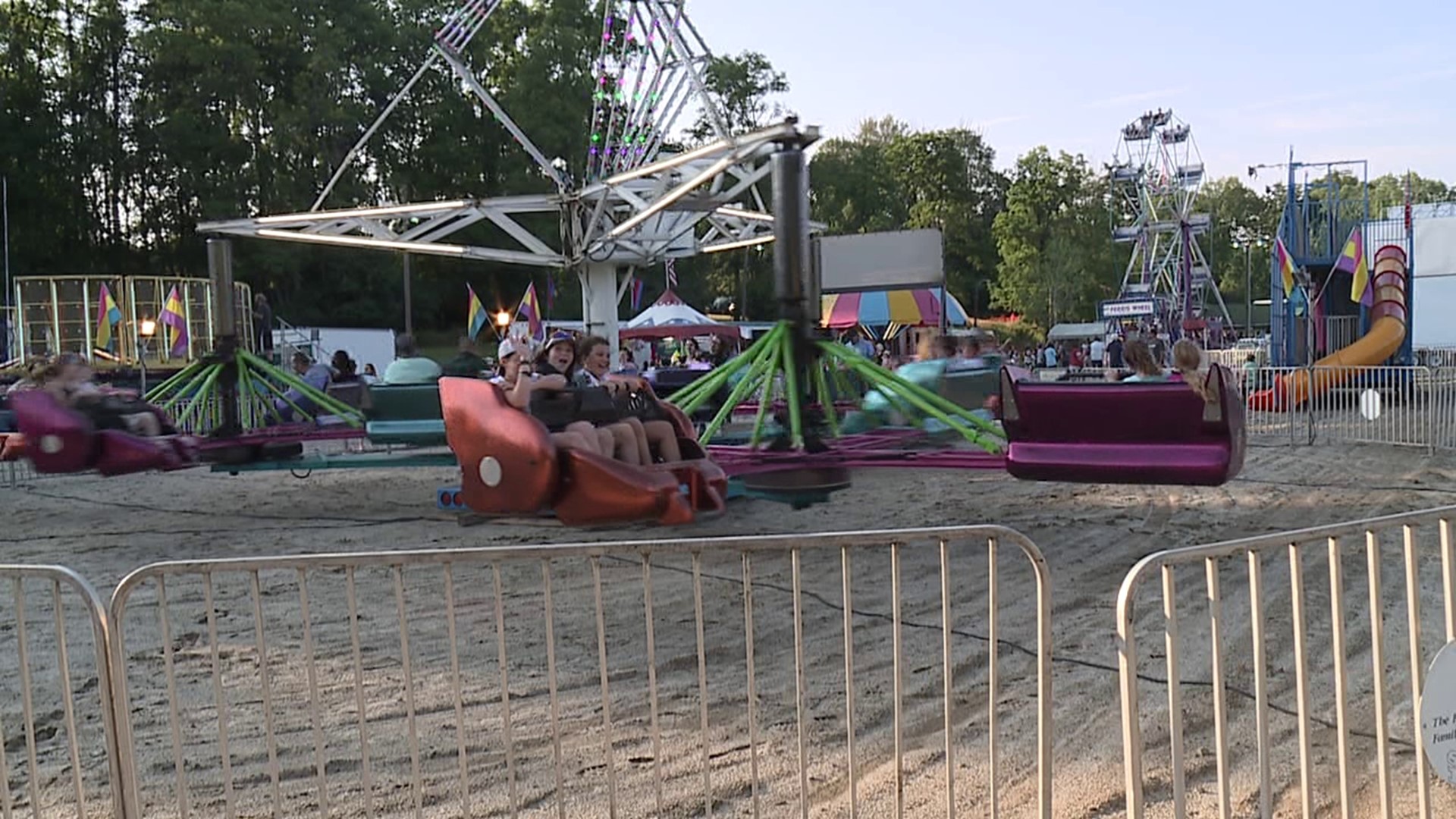 The carnival kicked off Tuesday night and runs through Saturday in Lackawanna County.