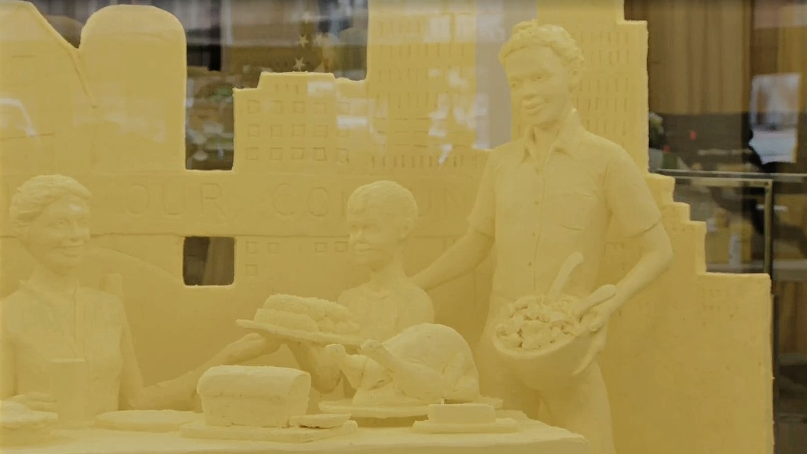 See The Half-Ton Butter Sculpture At The PA Farm Show