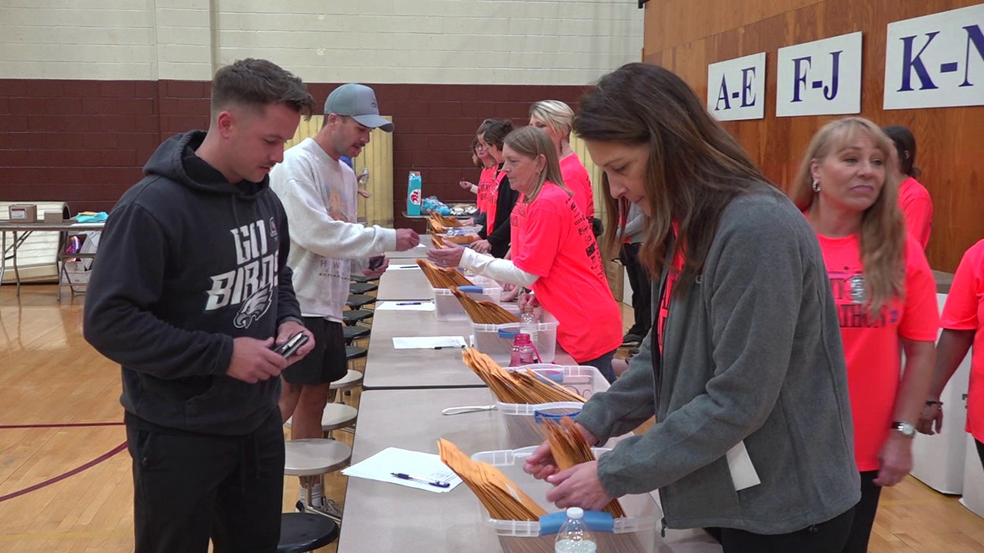 Runners from all over northeastern and central Pennsylvania came to Scranton High School in preparation for Sunday's Steamtown Marathon.