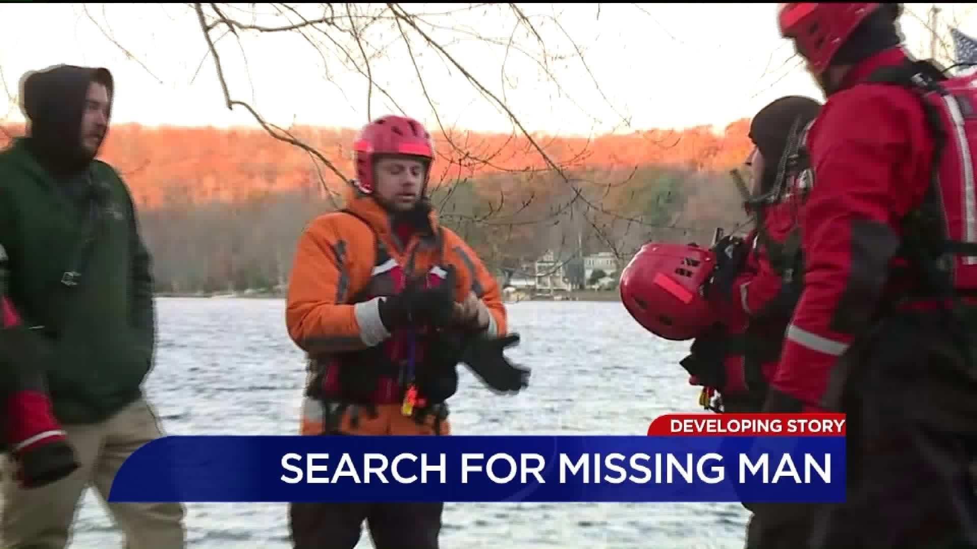 Teams Search Lake Silkworth for Missing Man
