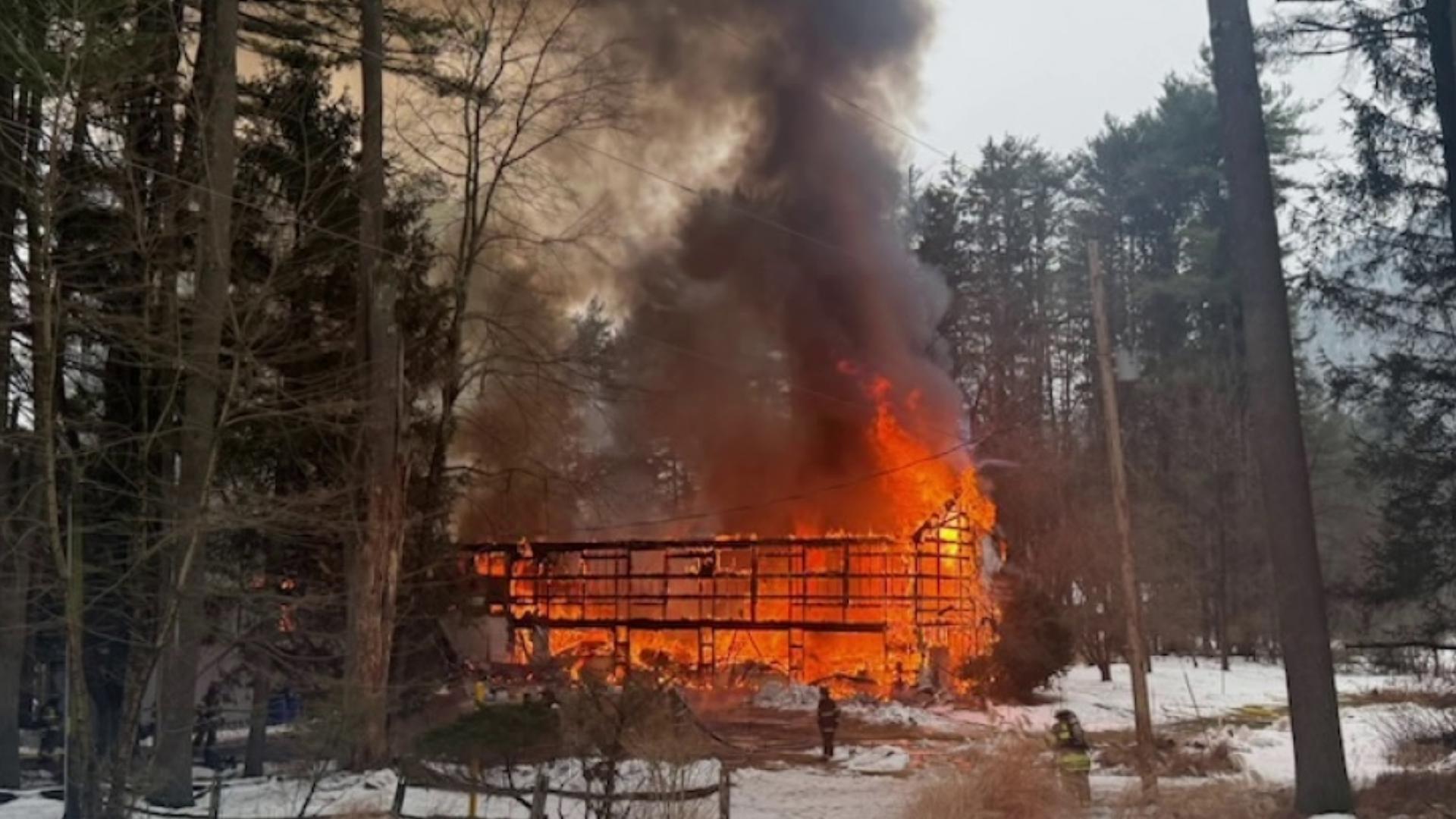 Fire destroys home in Lycoming County | wnep.com