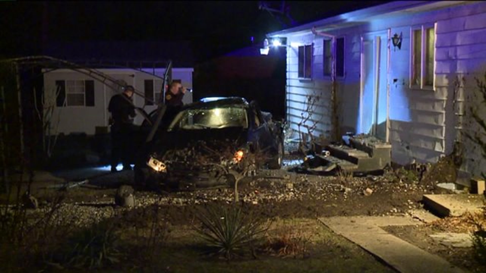 Driver Flees After Smashing into Home in Scranton