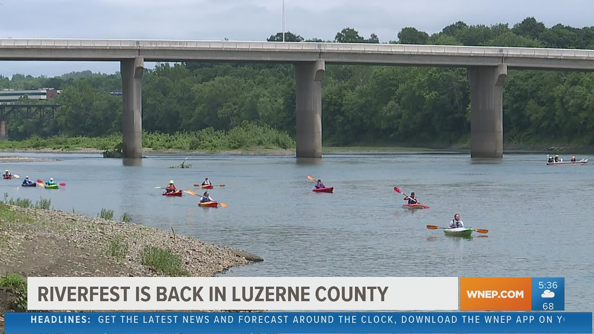 The banks of the Susquehanna River are turning into a hotspot this weekend in Luzerne County. RiverFest is back.