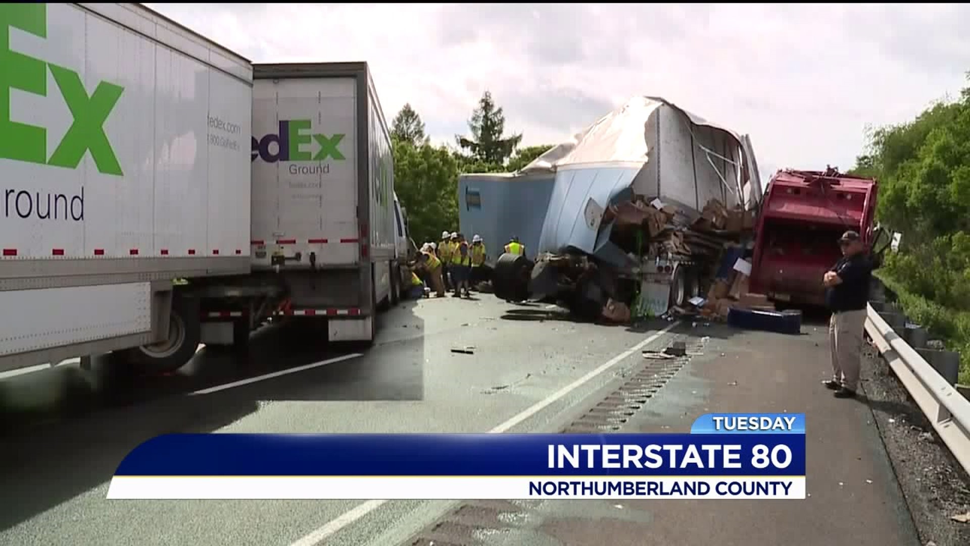 Second Person Dead After Wreck on I-80 in Northumberland County