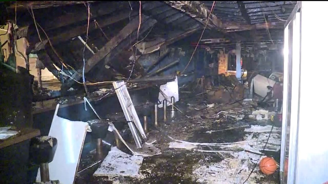 Pool Hall Gutted by Fire in Shamokin | wnep.com