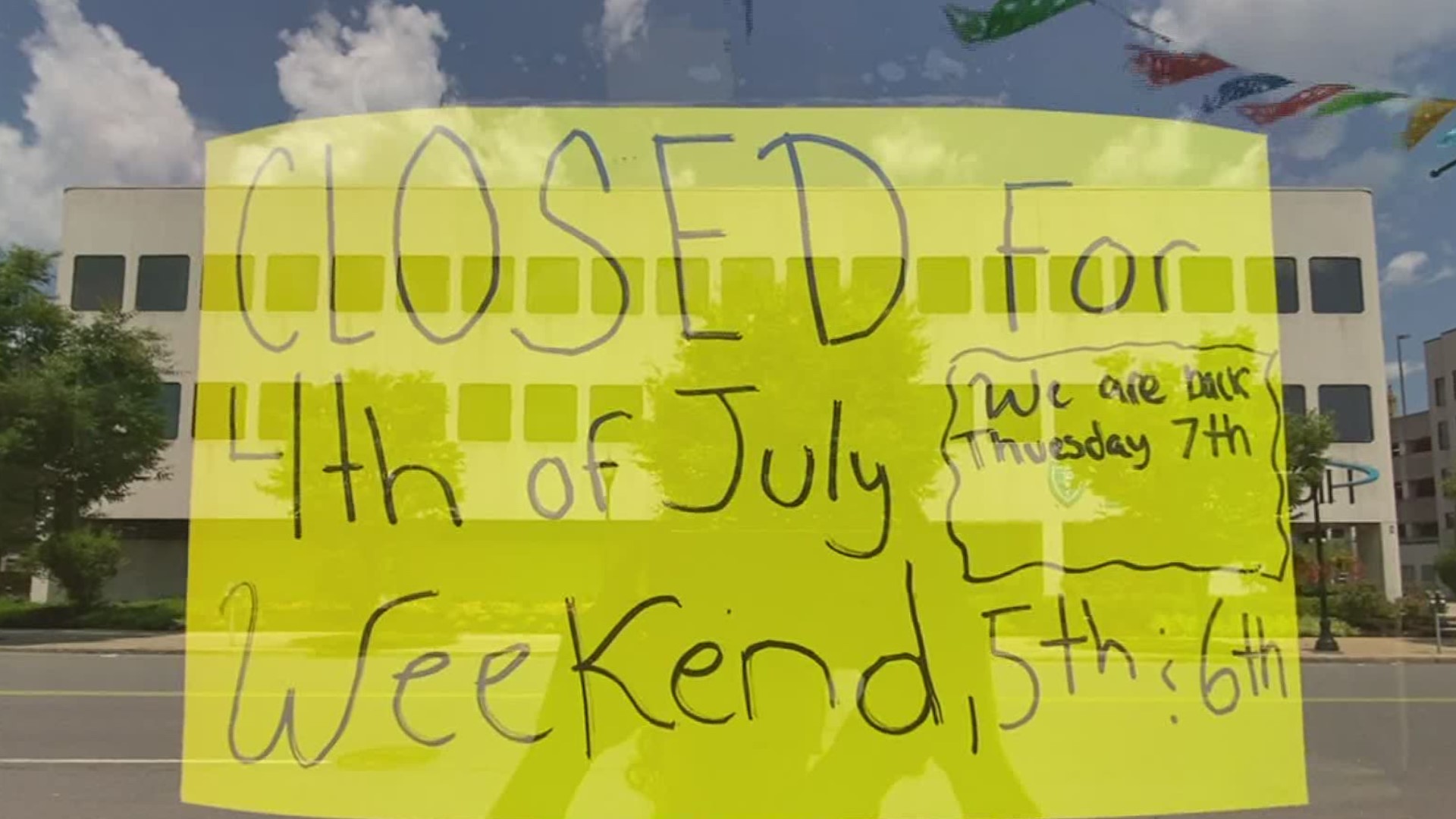 Like many other places, the Fourth of July looks a bit different this year. Many businesses opted to close up shop this holiday weekend.