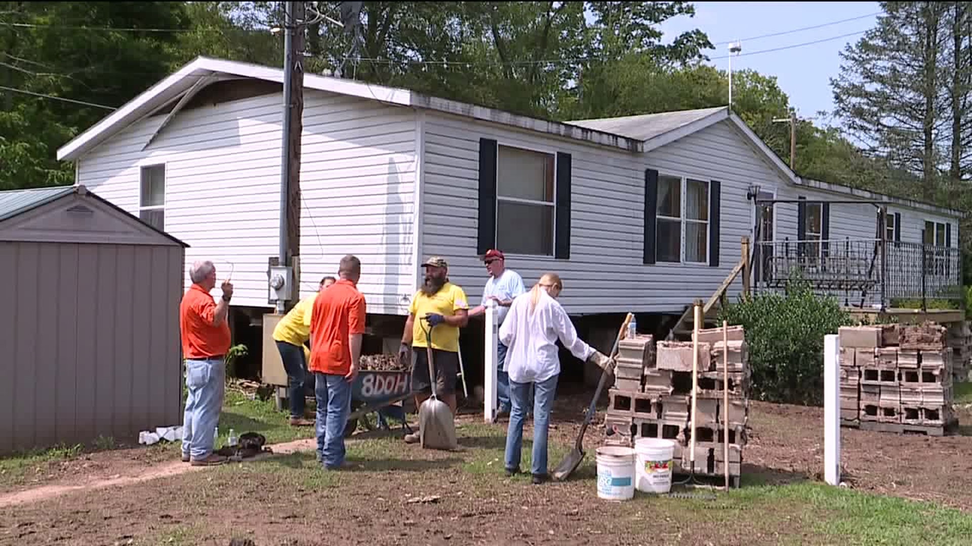 Volunteers from Across Country Help Flood Victims
