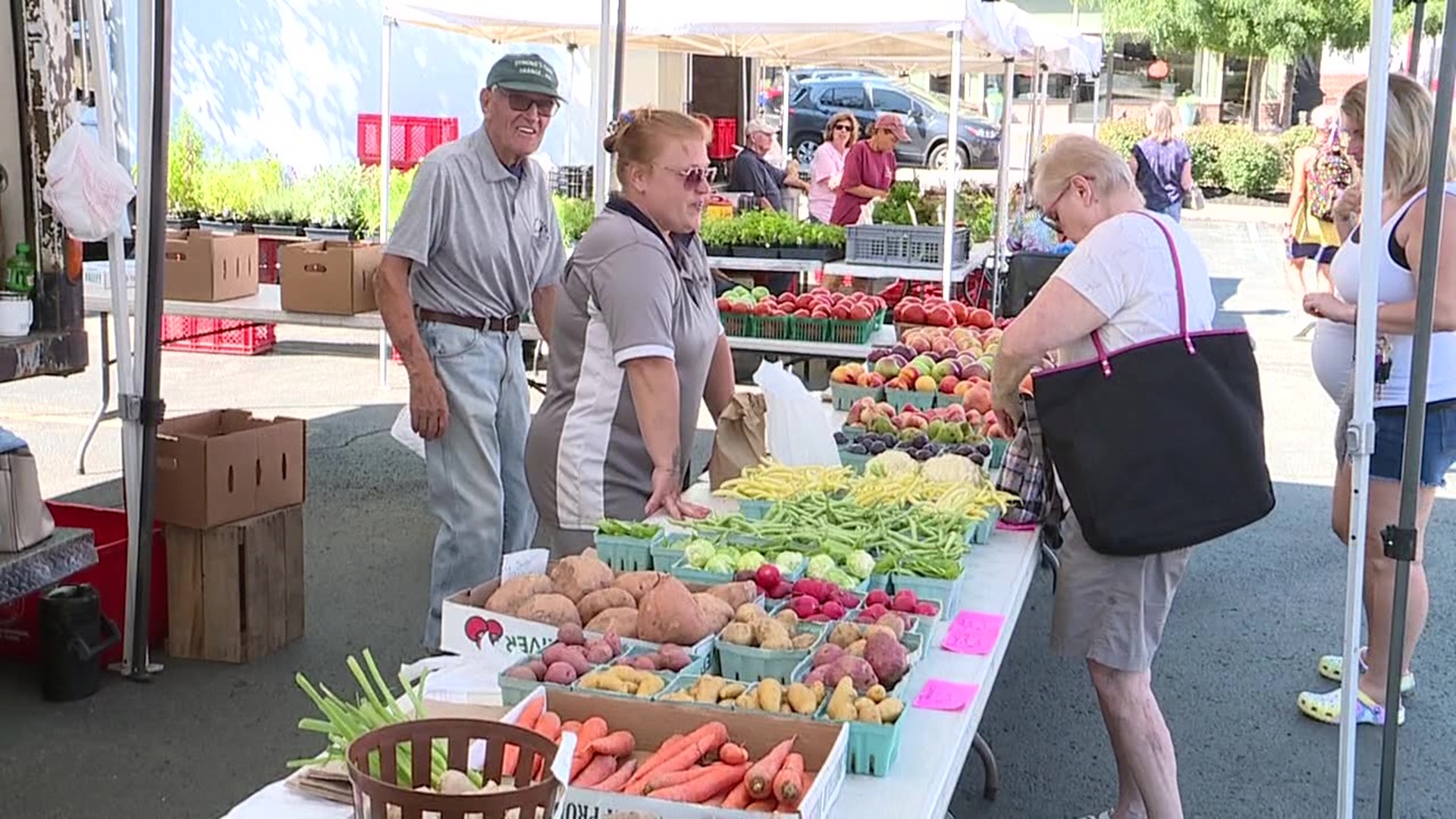 Many farmers are thankful they were able to weather last weekend's destructive storm with minimal damage. And so are their customers.