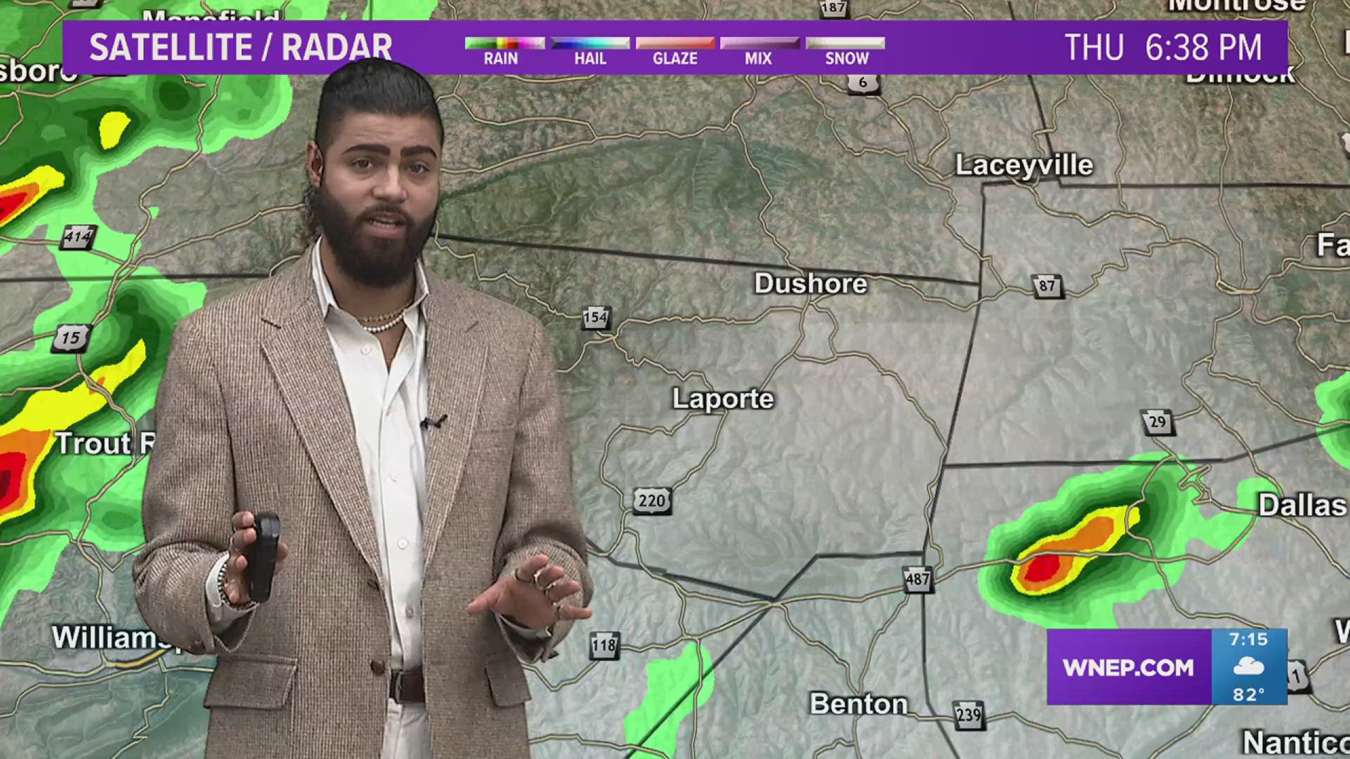 Potent storms push across the area, extreme heat is on the way