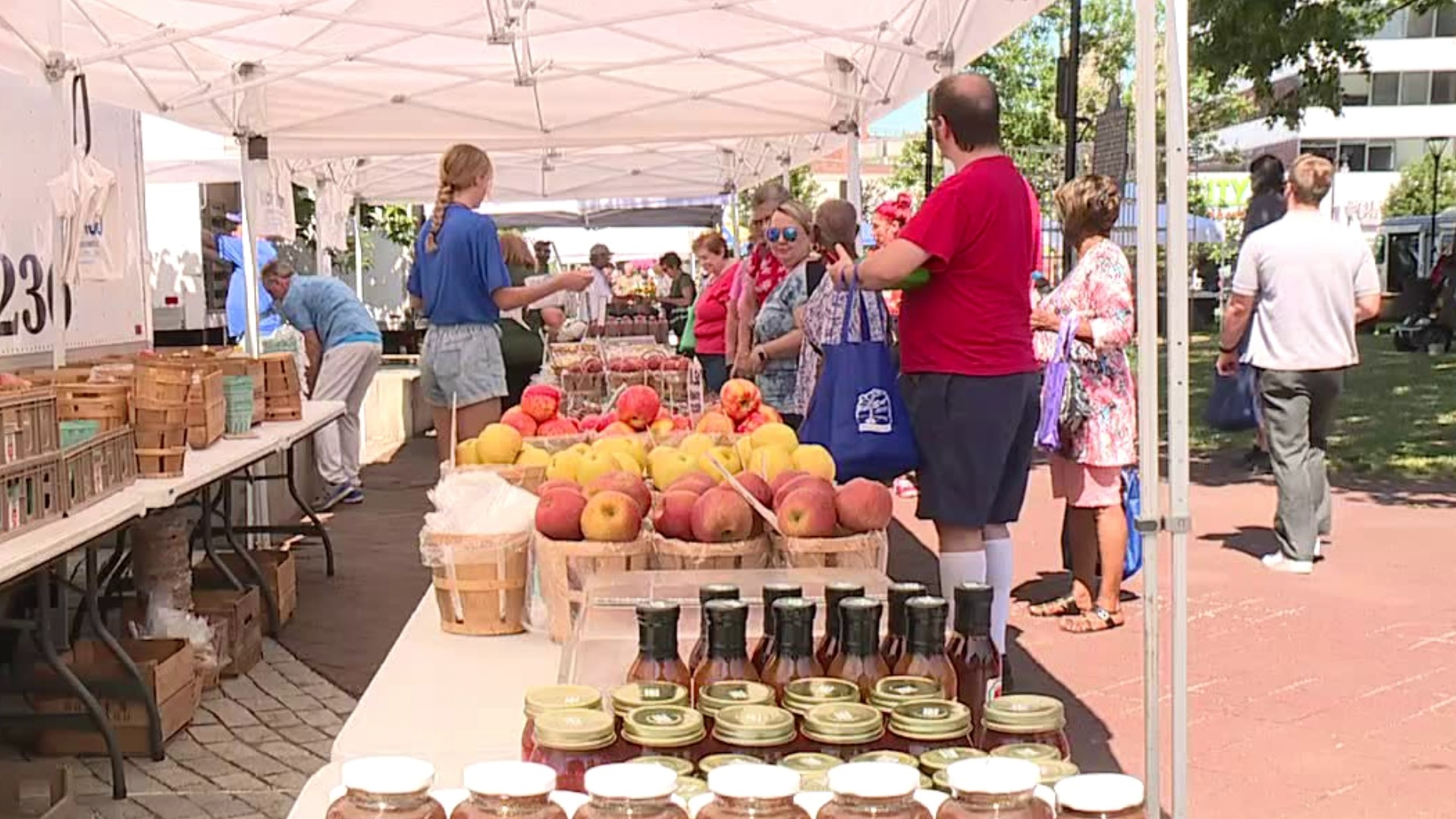 Wilkes-Barre Farmers Market season is here with the first market opened Thursday.