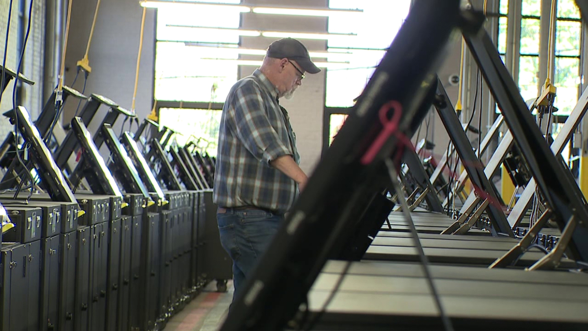 Luzerne County prepares its voting machines, as the county has been making headlines over it's legal back and forth surrounding ballot drop boxes.