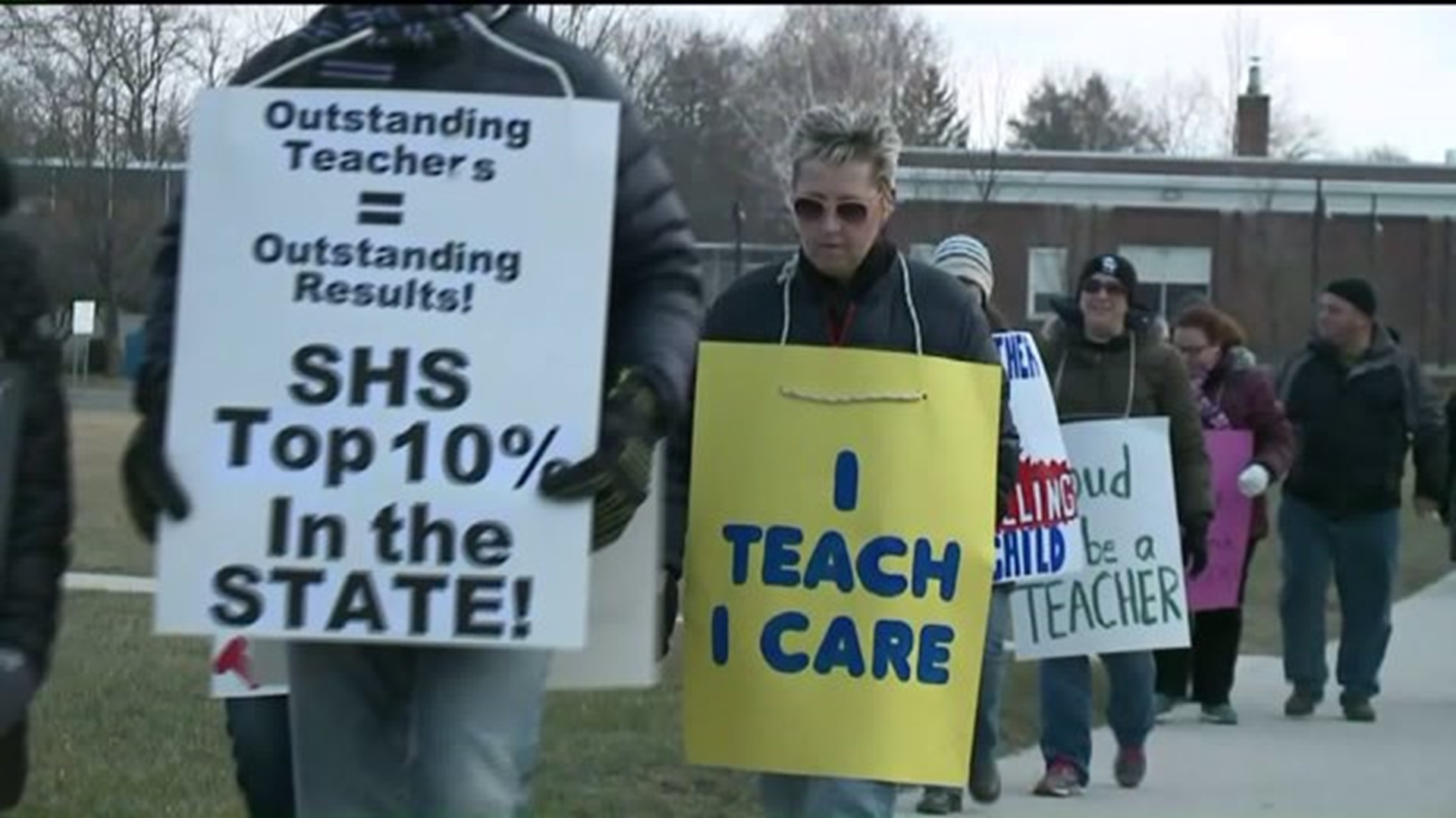 Stroudsburg Area Teachers Strike