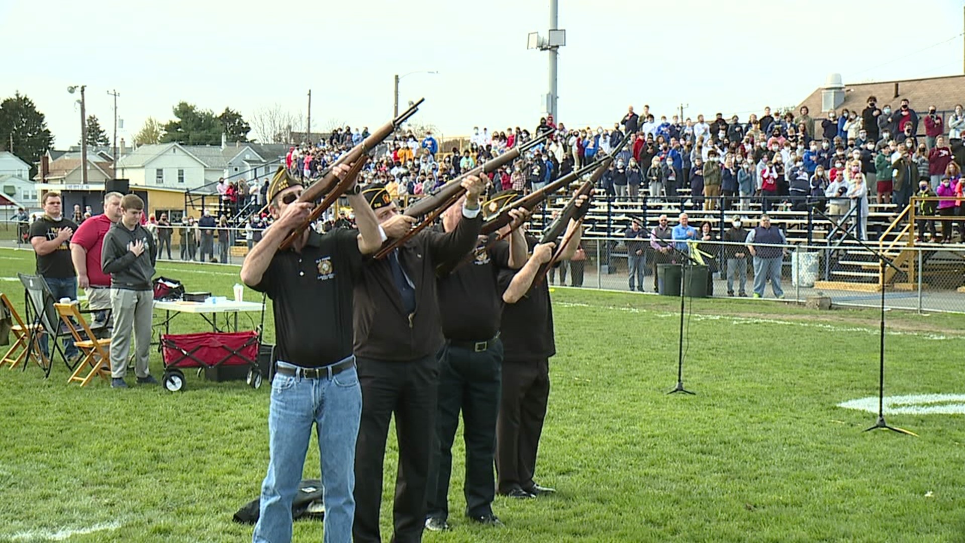 Hundreds came out to celebrate the brave men and women who have served this nation in our military.