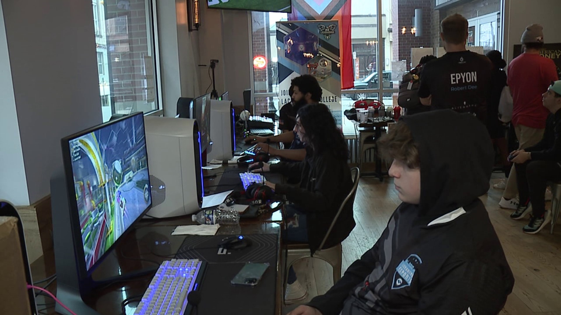 Students took part in gaming for a good cause on Sunday.