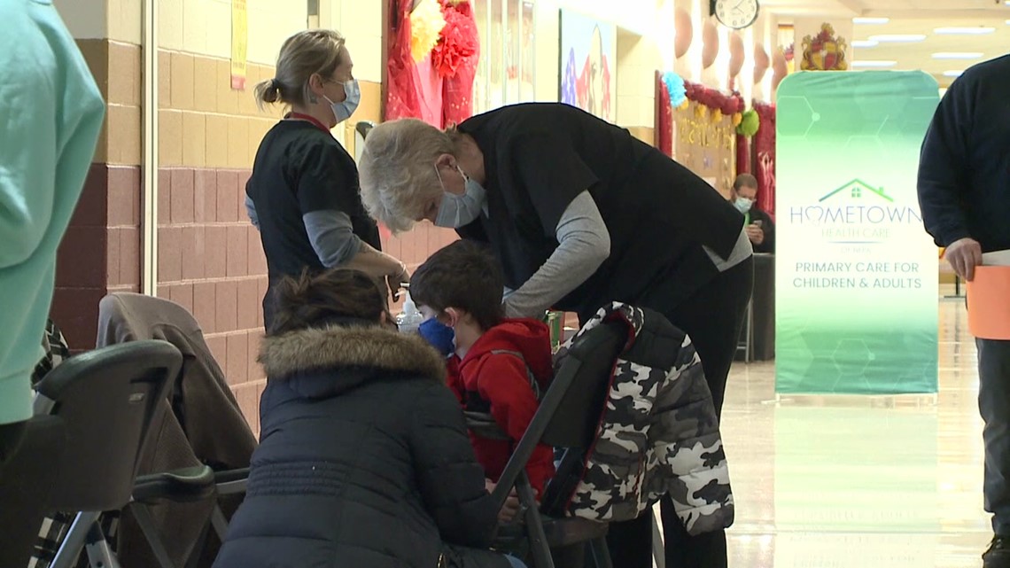 Scranton High School holds vaccine clinic