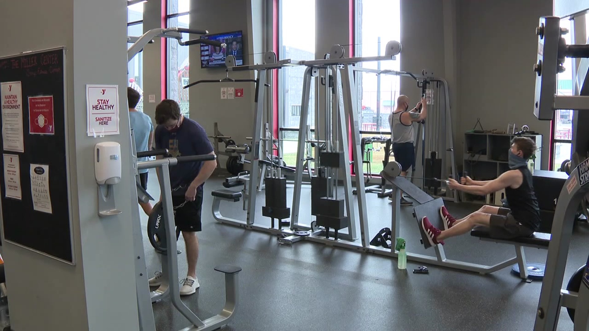 As the vaccinations roll out the restrictions on business loosen, part of that involves fitness centers, which will soon be able to operate at 75 percent capacity.