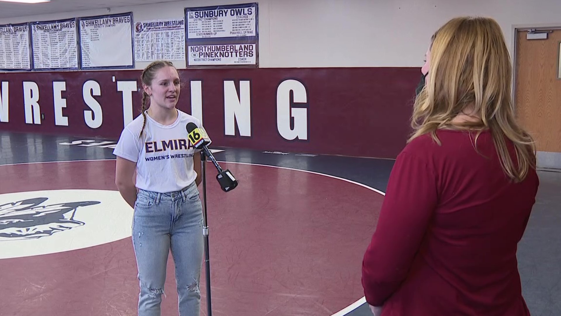 Gabby Bradigan, a senior from Shikellamy High School, is a standout on the boys wrestling team.