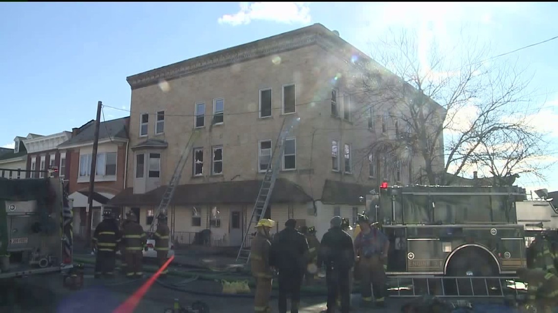 Flames Force More Than 20 People from Apartment Building in Mount ...