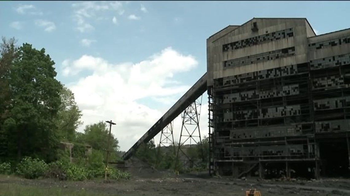 Old Coal Breaker in Schuylkill County Coming Down